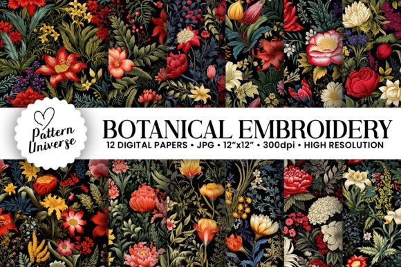 Botanical Embroidery Floral Patterns: A Designer Review