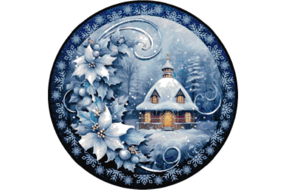 Christmas Wreath Counted Cross Stitch Review