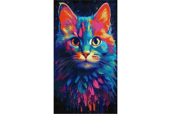 Cute Watercolor Cat Cross Stitch Review