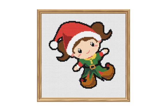 Elf Woman Cross Stitch: Holiday Shop Review