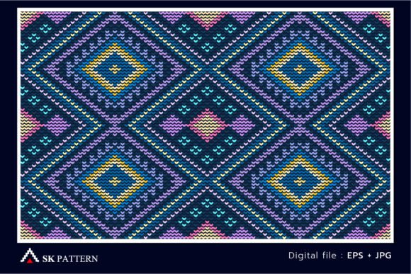 Embroidery Abstract Navajo Style Design Review