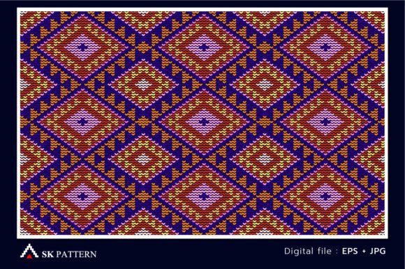 Embroidery Diagonal Ethnic Style Vector Review