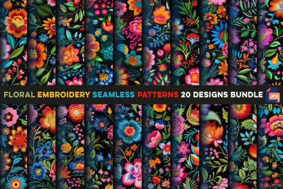 Embroidery Floral Seamless Patterns Review