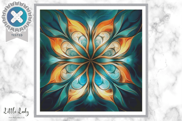 Green Mandala Cross Stitch Pattern PDF Review