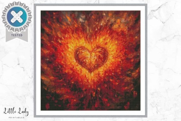 Heart Cross Stitch Pattern PDF: A Seasonal Design Review