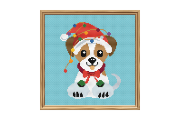Jack Russell Santa Hat Cross Stitch Pattern Review
