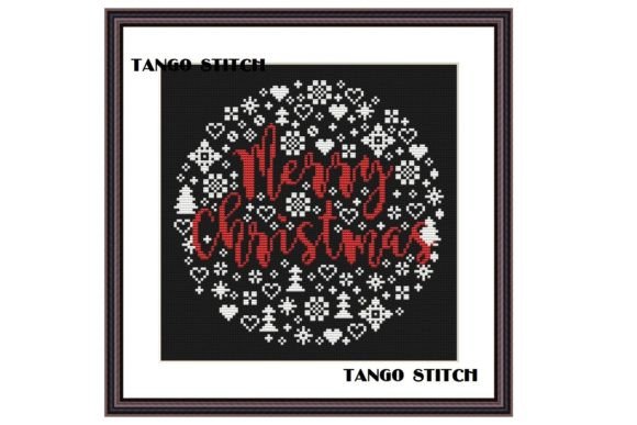 Merry Christmas Easy Cross Stitch Design Review