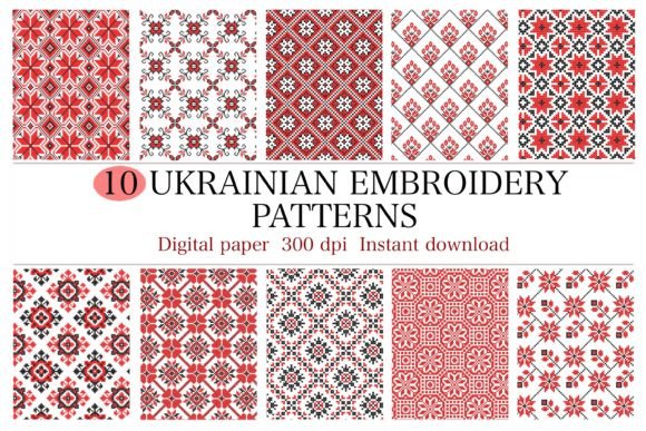 Reviewing 10 Ukrainian Embroidery Patterns