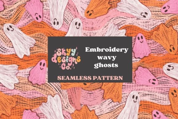 Reviewing the Embroidery Wavy Ghosts Seamless File