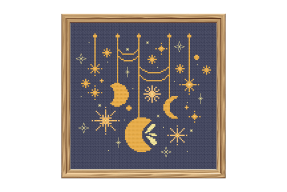Stars Moon Celestial Wedding Cross Stitch Review