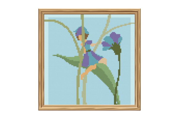 Vintage Pixie in the Meadow Cross Stitch Pattern Review