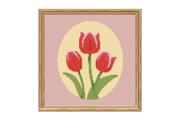 Vintage Tulips Cross Stitch Pattern: Seller Review